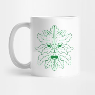 Green Man (White Background) Mug